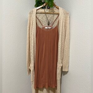 NORDSTROM Pleated Swing Dress